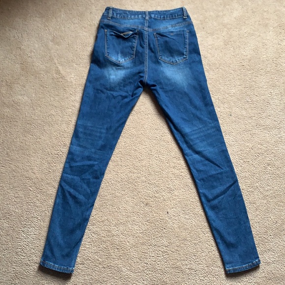 Dark Blue Wax Jeans - Picture 2 of 3